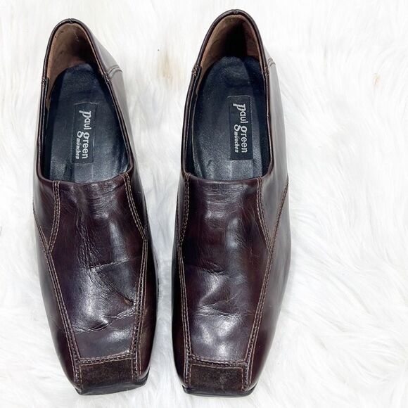 Paul Greene Brown Leather Driving Loafers, 7.5 - Picture 10 of 10